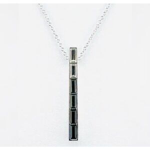 Touchstone Crystal by Swarovski Crystal Ombre Pitch Pendant Necklace